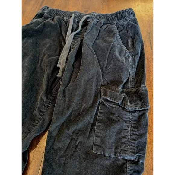 Sanctuary Mia Trooper Black Corduroy Cargo Jogger Pants Size Medium Grunge Boho - Picture 3 of 11